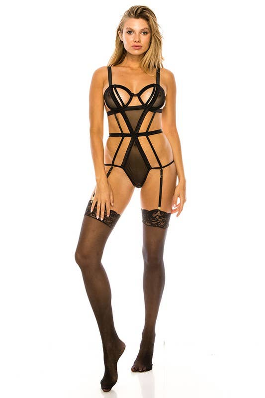 Cage Strap Teddy-1