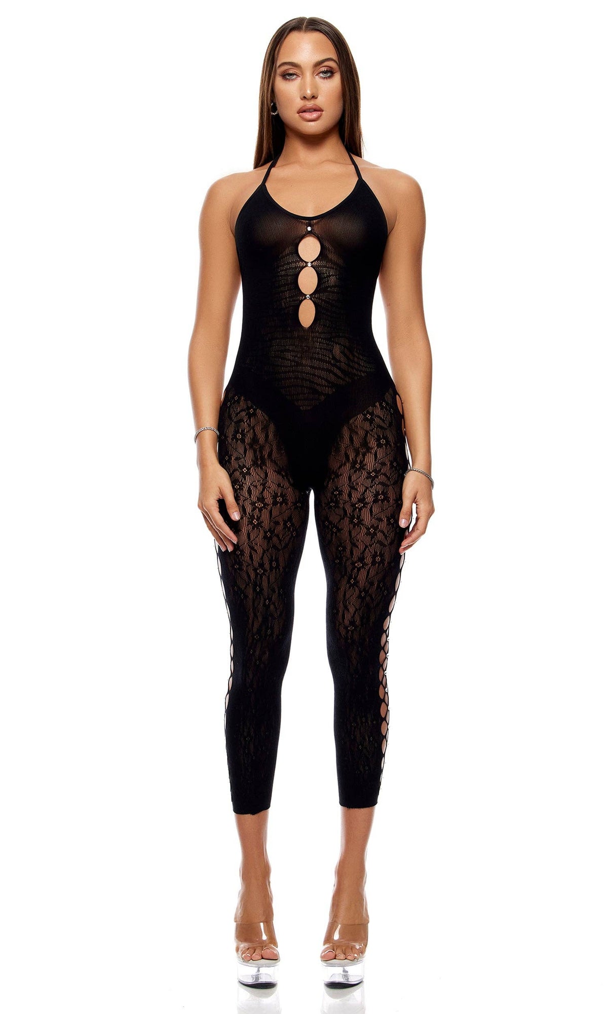 Cross Your Mind Capri Bodystocking-3