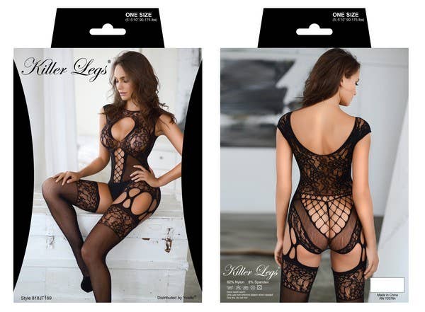 Dont Play With My Heart Lace Bodystocking-5
