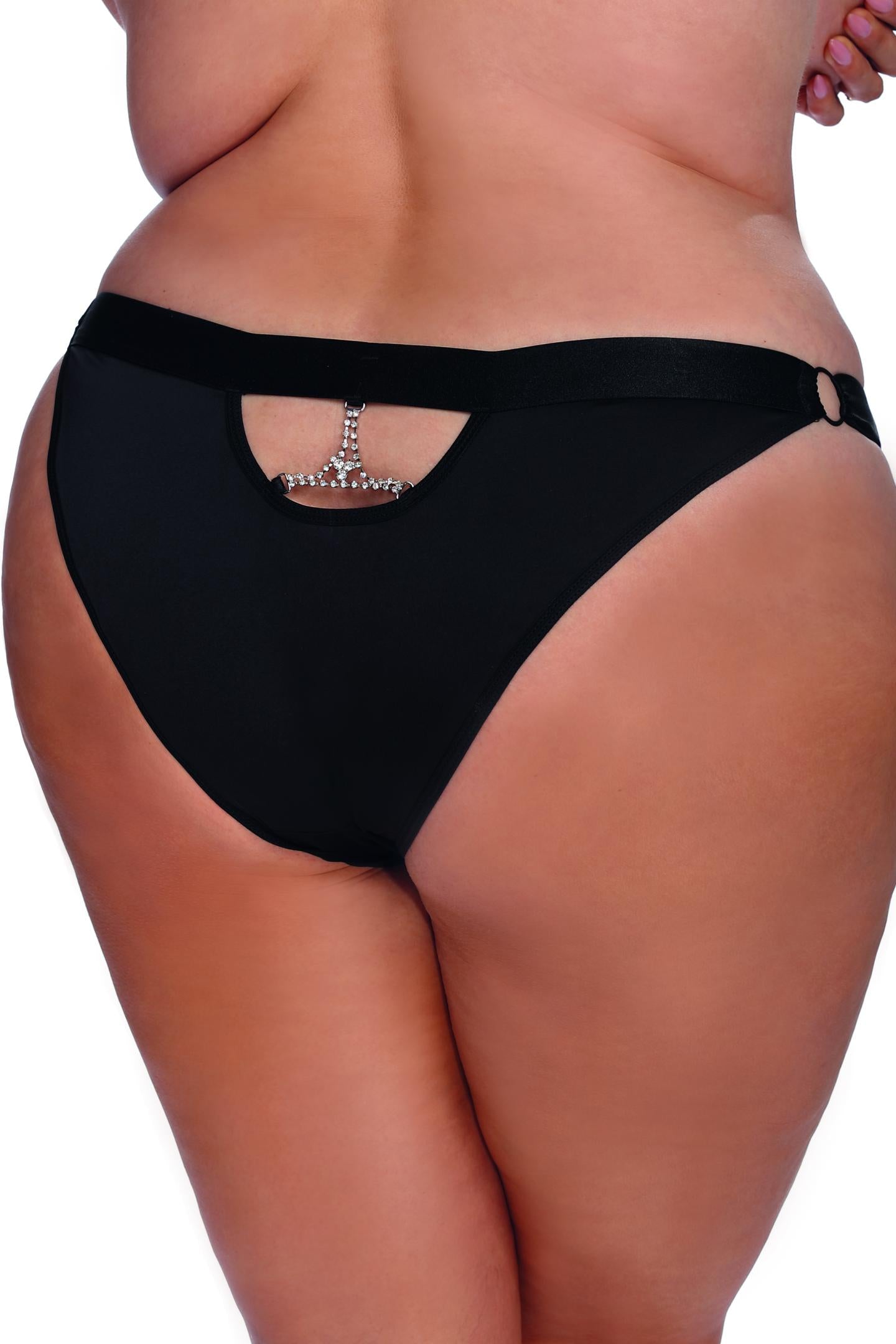 black Knickers with lace AA053643 - 3XL/4XL-1