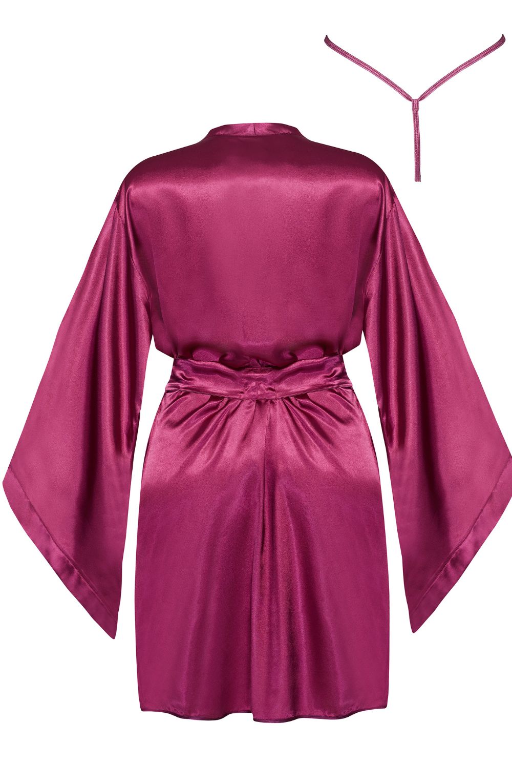 Beauty Night BN6663 Samira Peignoir Burgundy-8