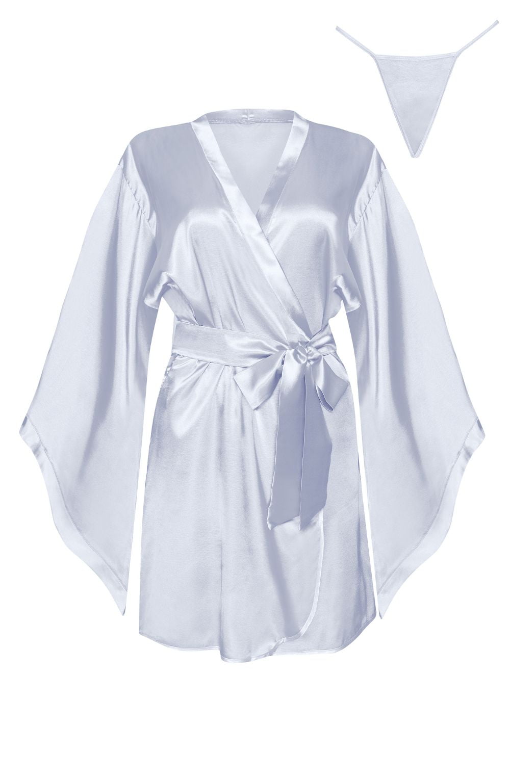 Beauty Night BN6665 Samira Peignoir Silver-3