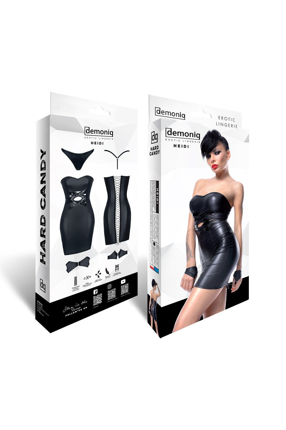 black mini dress Heidi - XXL-7