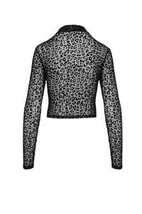 F289 Leopard flock Top - 3XL-4