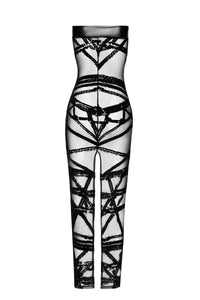 F358 Bondesque Opera Off-shoulder long dress - 3XL-1