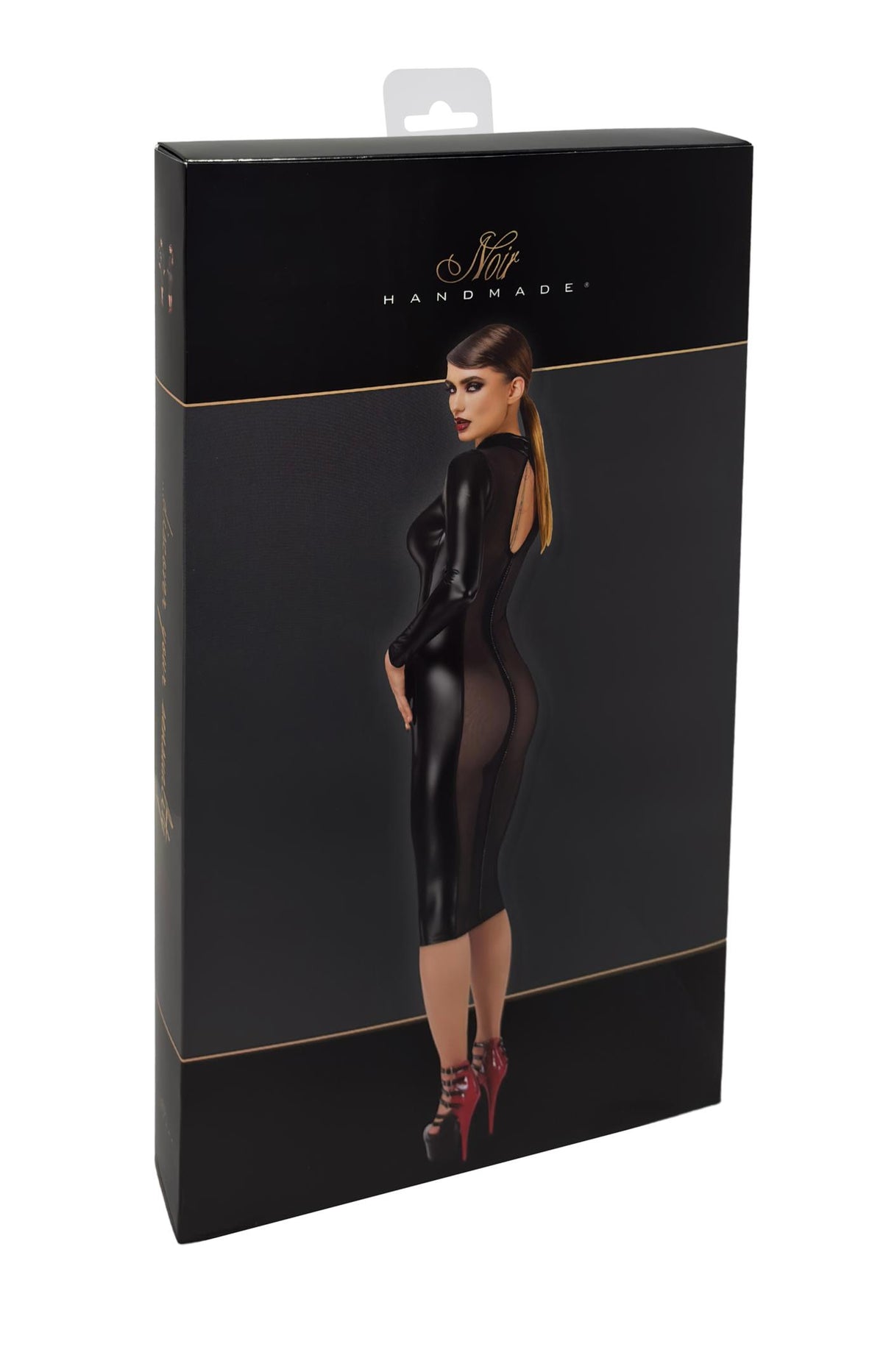 F371 Luxuria Crystal Sheer Midi Dress - 3XL-7