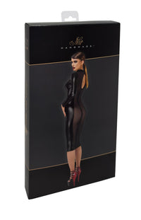 F371 Luxuria Crystal Sheer Midi Dress - 3XL-7