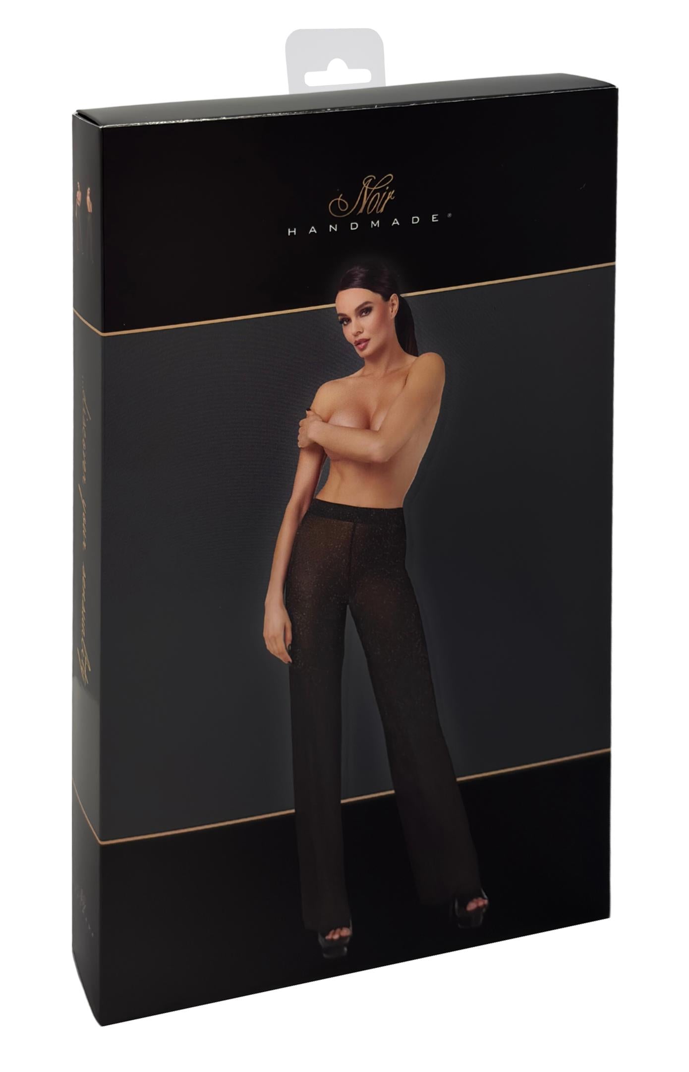 F374 Onyx Sheer Palazzo trousers - 3XL-8