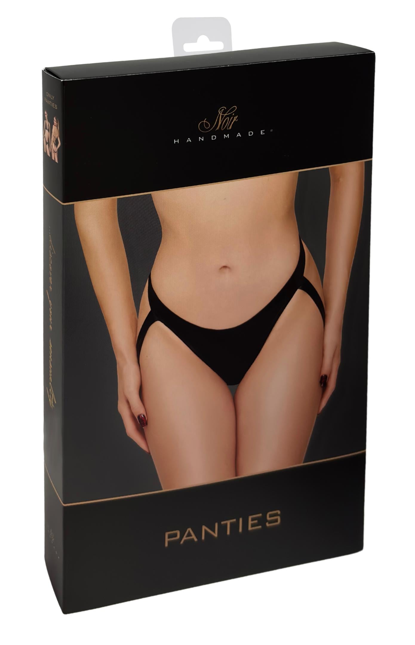 F393  Strappy Panties black - 3XL-6