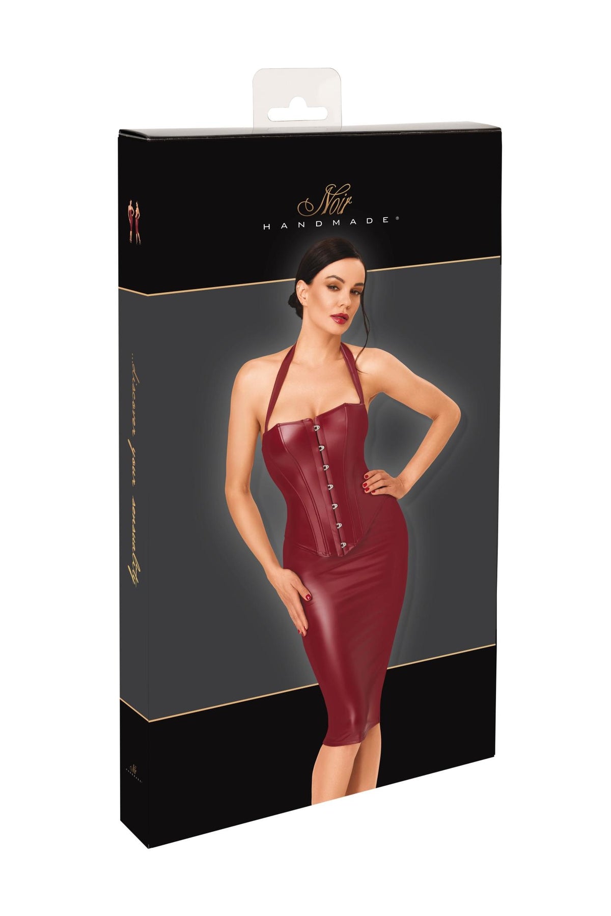 F396 Dark Romance Corset Midi Dress - 3XL-8
