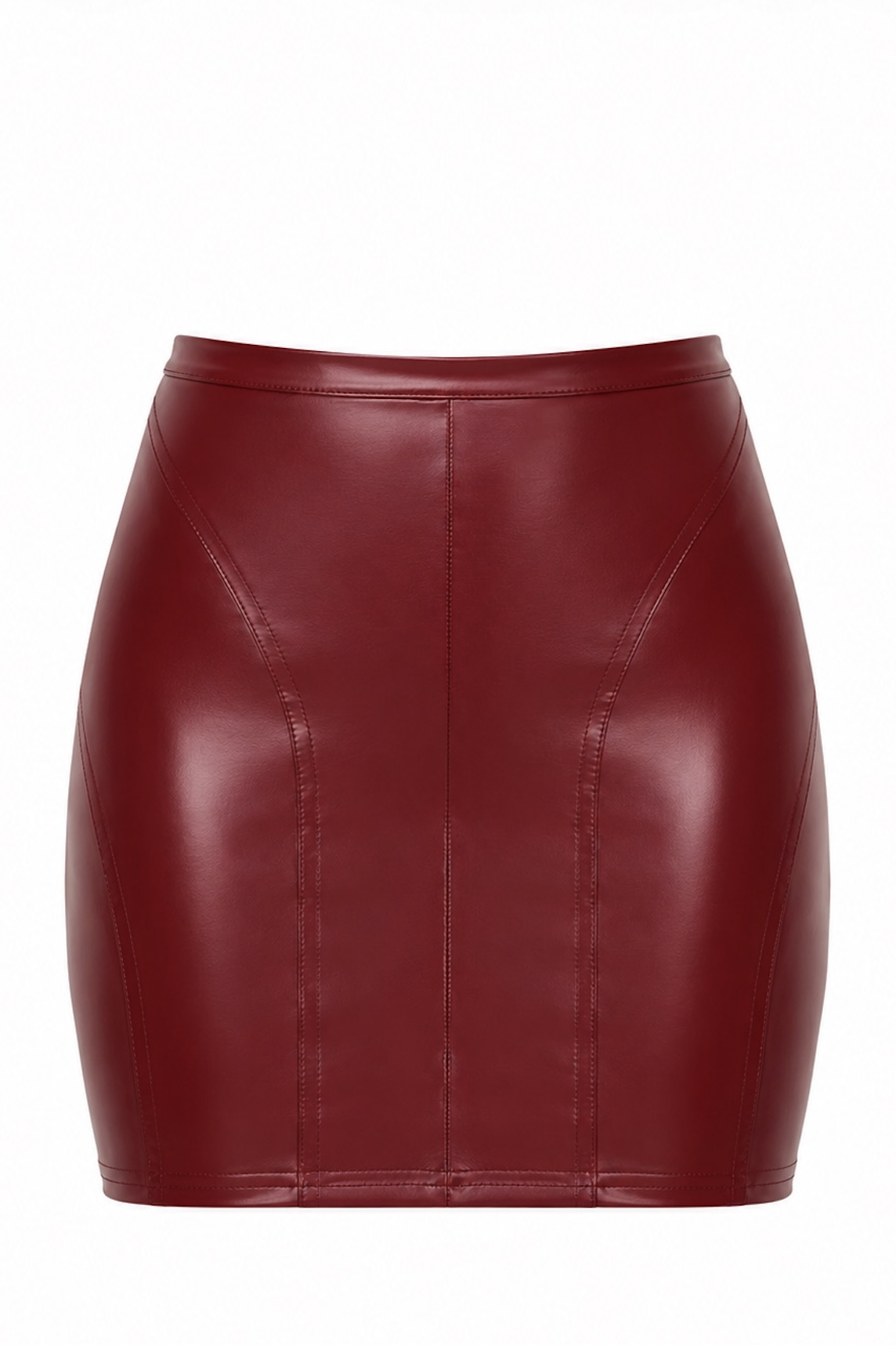 F399 Bordeaux Affair Mini Skirt - 3XL-0