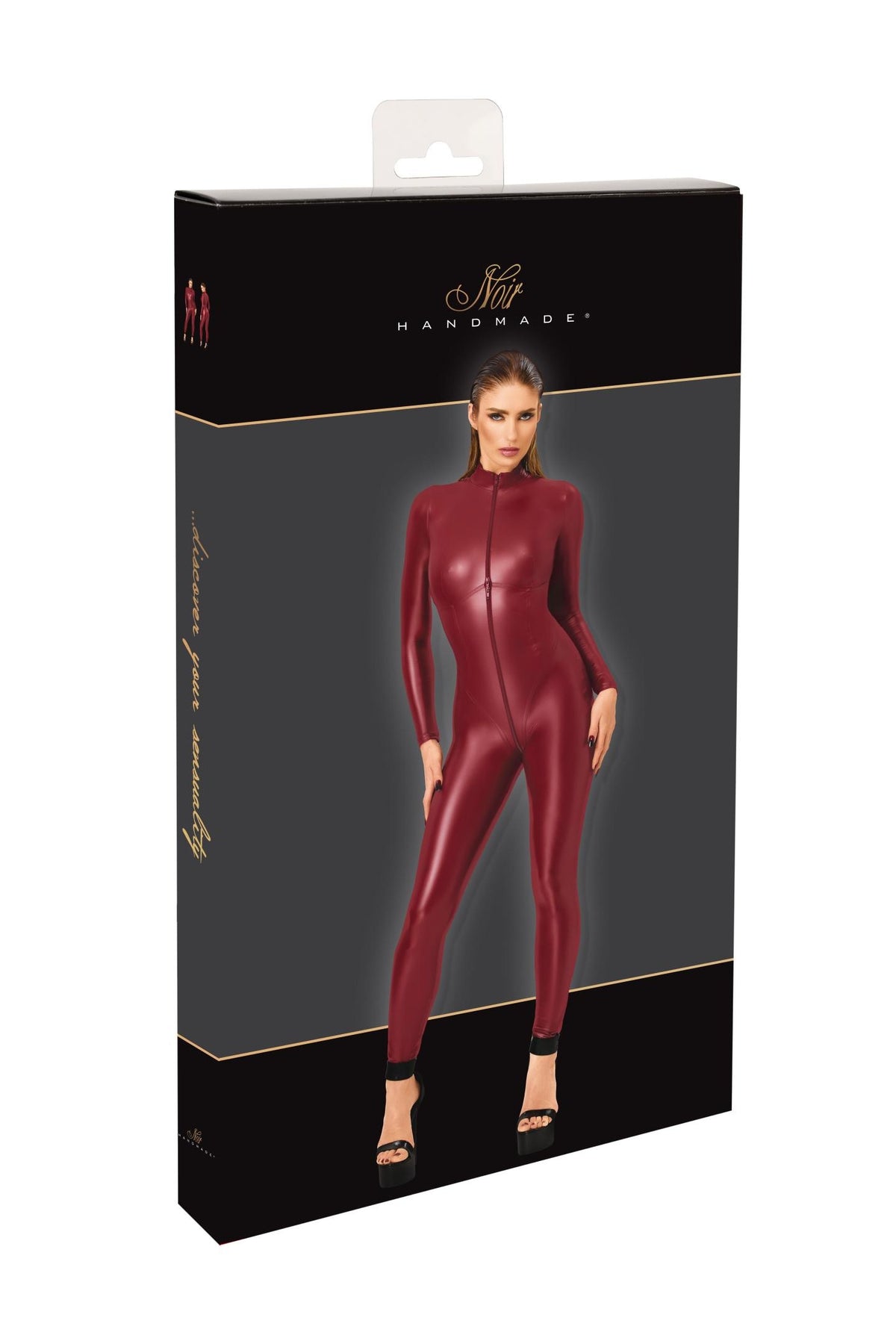 F395 Dark Romance Three-Way Zip Catsuit - 3XL-7