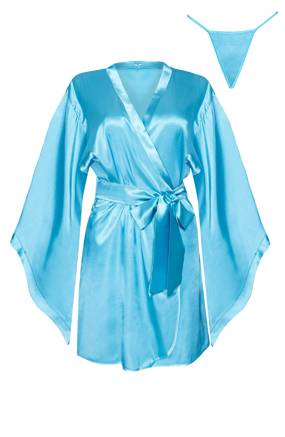 Beauty Night BN6666 Samira Peignoir Turquoise-2