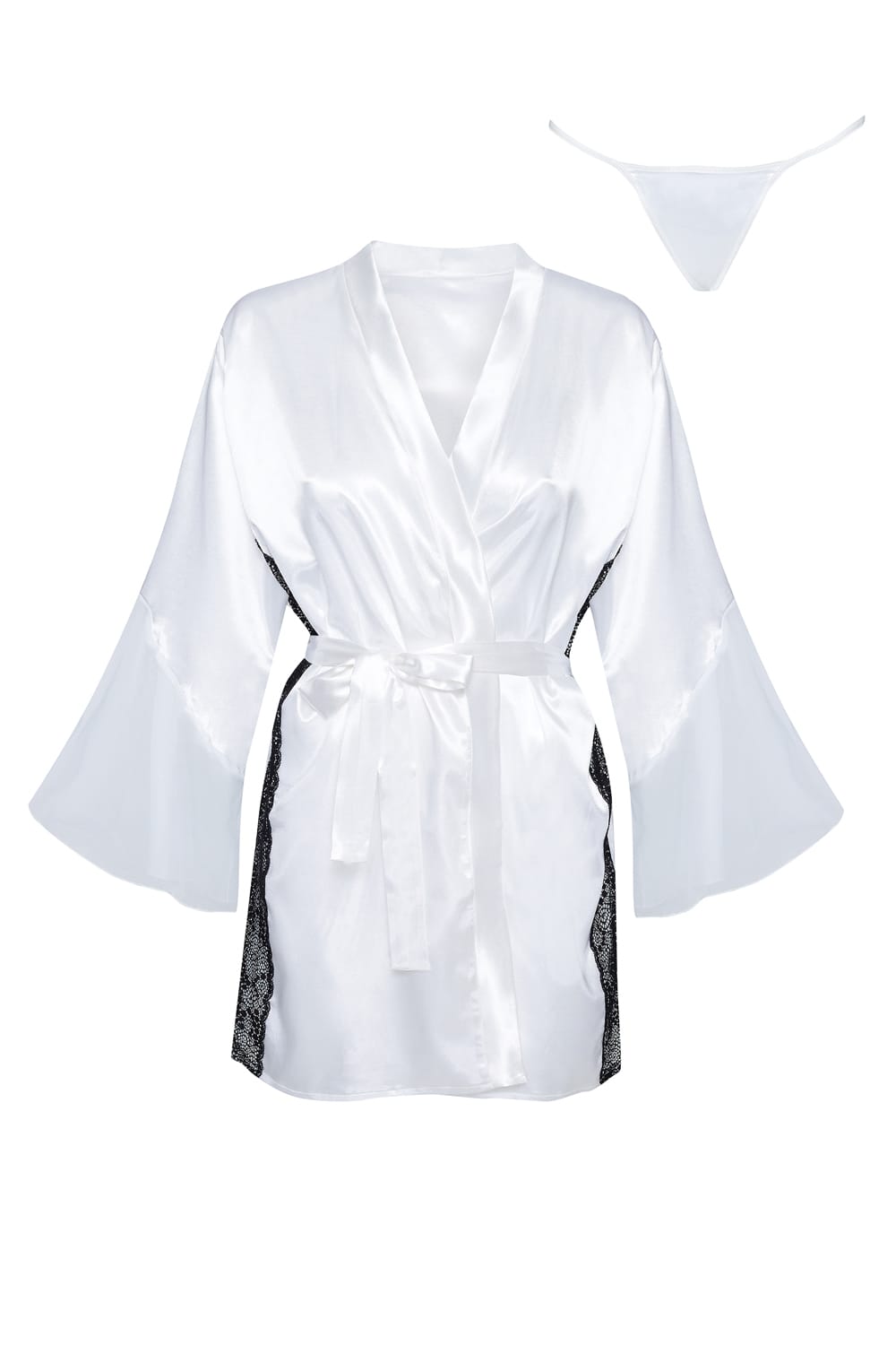 Beauty Night BN6668 Sara Peignoir White-2