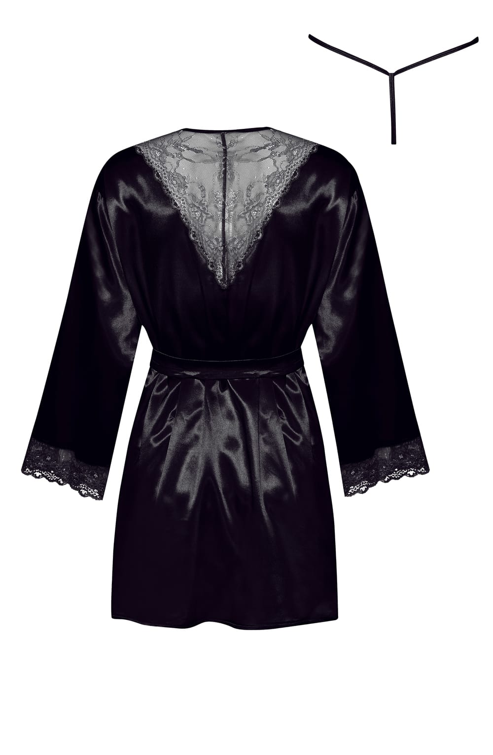 Beauty Night BN6669 Sherie Peignoir Black-4