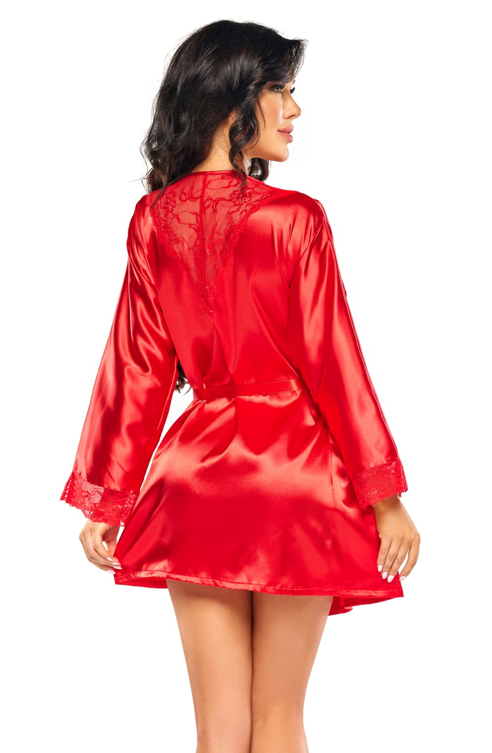 Beauty Night BN6670 Sherie Peignoir Red-6