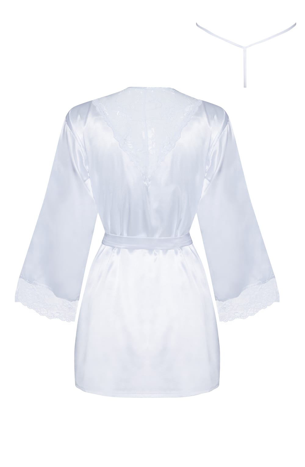 Beauty Night BN6672 Sherie Peignoir White-4