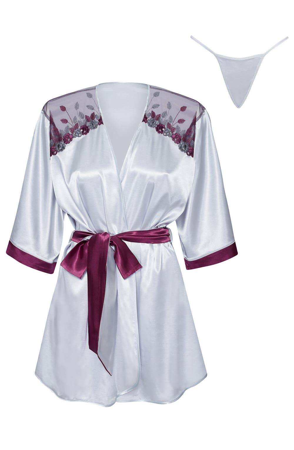 Beauty Night BN6674 Peignoir Silver-9