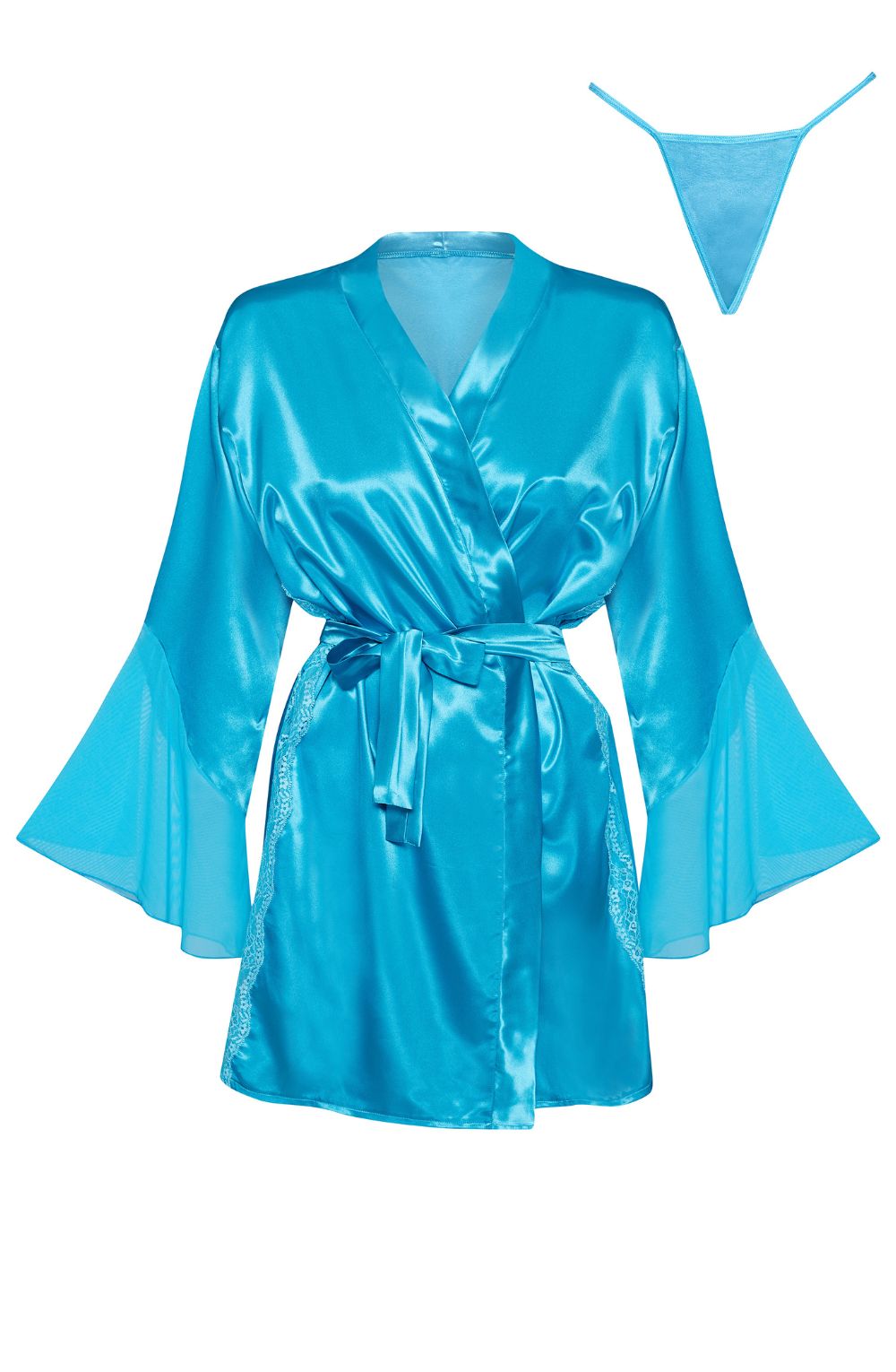 Beauty Night BN6659 Marlene Peignoir Turquoise-4
