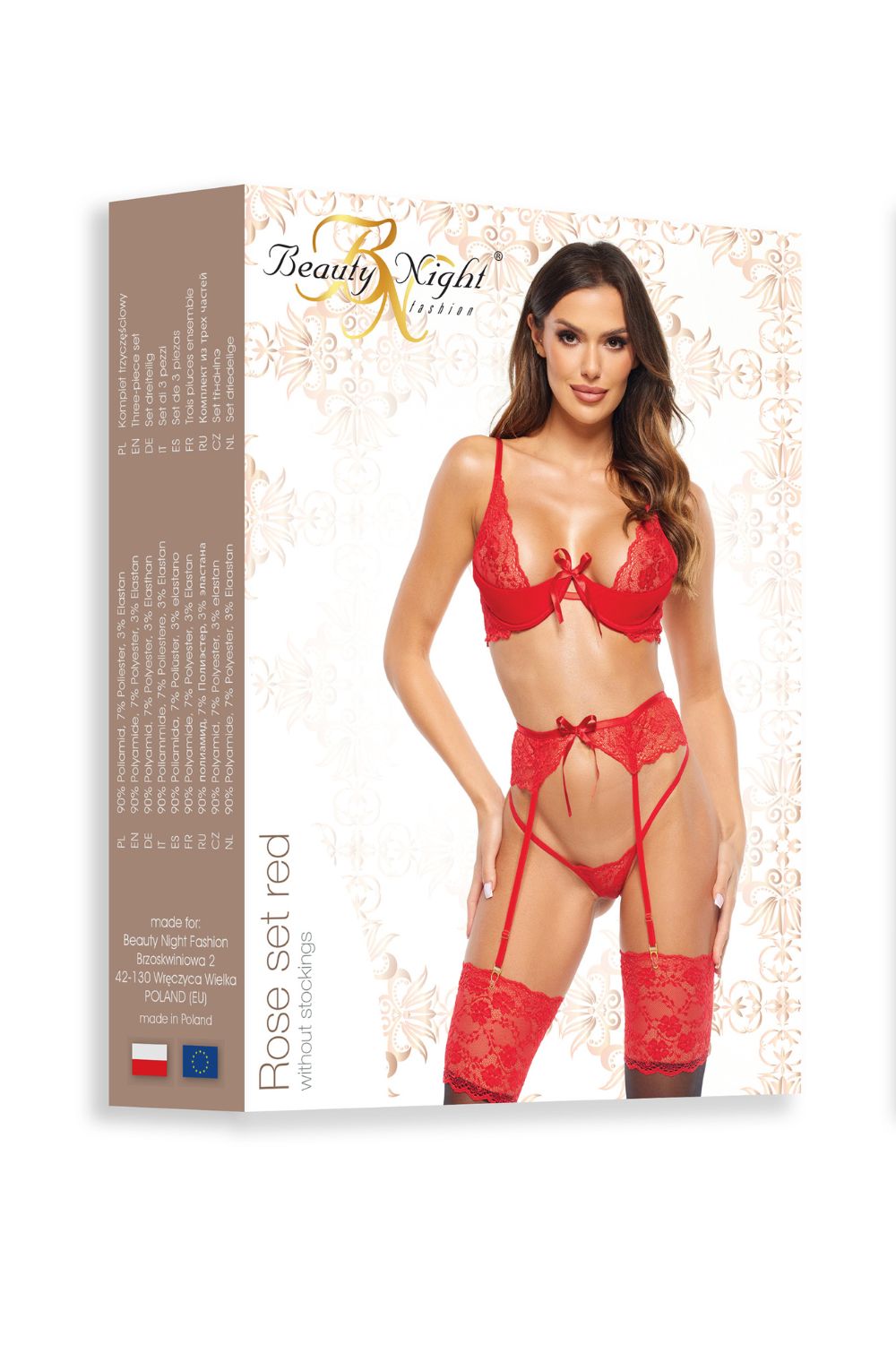 Beauty Night BN6696 Rose Set Red-5